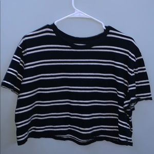 Striped crop top